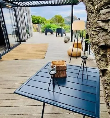 Camping Bungalow Mobil-home De Luxe Saint Raphael Vue Mer 4 Personnes Boulouris-sur-Mer